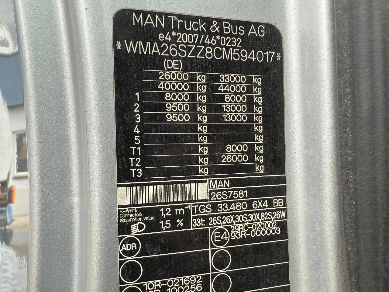 MAN TGS 2012 - 33.480 изображение 25