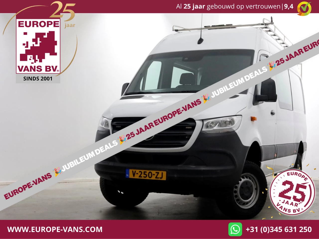 Mercedes-Benz Sprinter 2019 - 314 CDI 143pk E6 L2H2 4x4 ZG1 D.C. Airco/Navi/Trekhaak 2800kg 05-2019 immagine 1