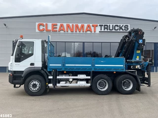 Iveco Trakker 2008 - 260T41 Euro 5 6x4 Full Steel Palfinger 36 Tm laadkraan Just 133.291 km! изображение 2