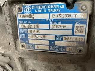 DAF N/A 2016 - 1912135 ZF 12AS2330 TD RATIO 15,86-1,00 obrazek 3