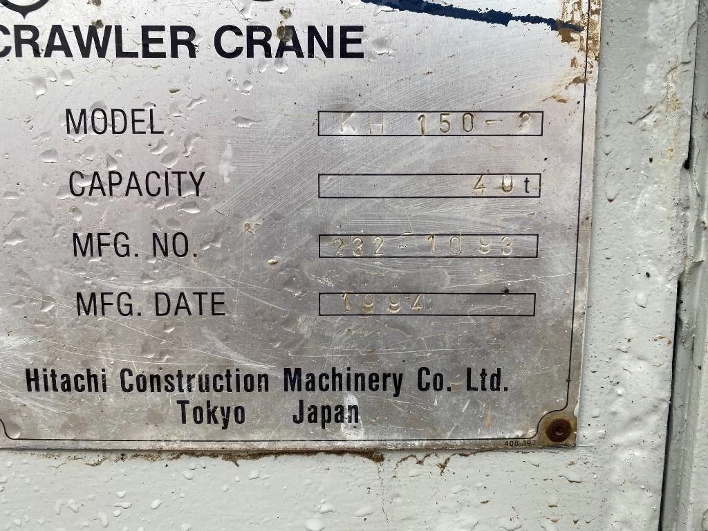 Hitachi 1994 - KH 150-3 afbeelding 16