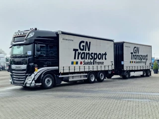 DAF XF480 2019 - SSC 6x2*4 - Tautliner - Full air - Night clima + Krone 3 axle trailer 2015 afbeelding 3