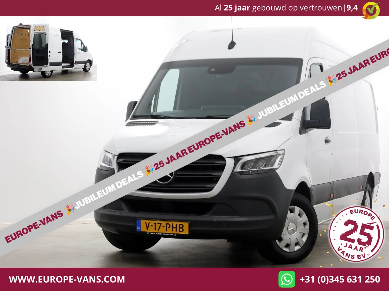 Mercedes-Benz Sprinter 2019 - 319 CDI 3.0 V6 190pk E6 L2H2 7G Automaat LED/Camera/Trekhaak 3500kg 02-2019 Bild 1