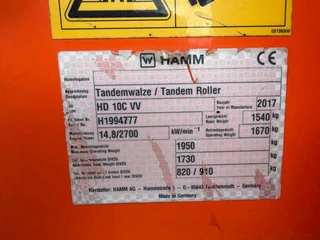 Hamm N/A 2017 - HD10 C VV imagem 15