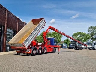 Scania R 2013 - R560 V8 8x4*4 - HIAB 244 K5 Crane / Kran / Grua with remote - Steering axle - Full air obrazek 21