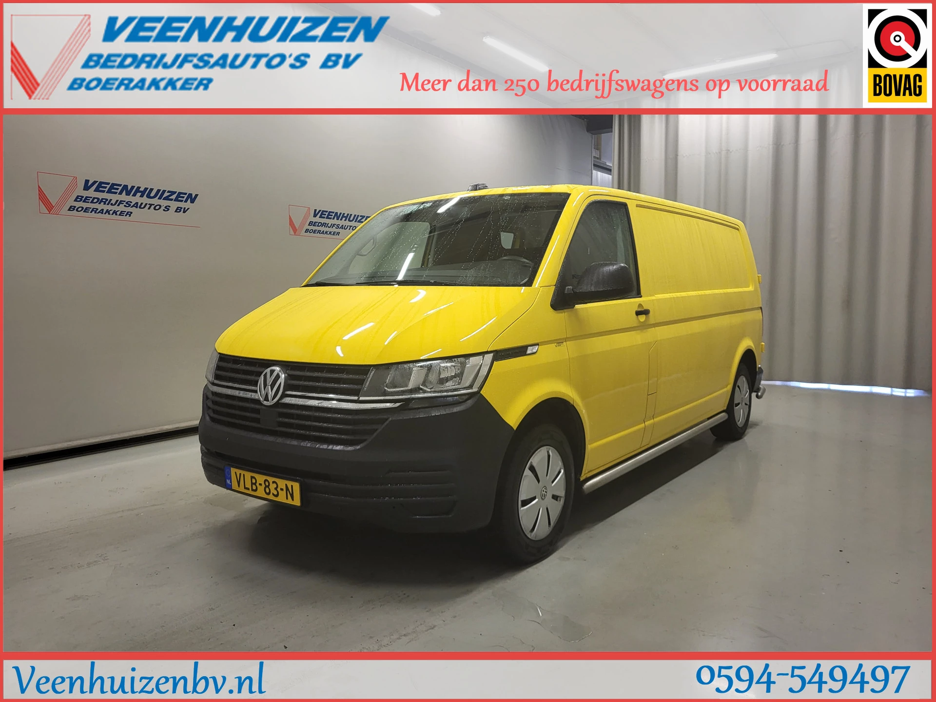 Volkswagen Transporter 2021 - 2.0TDI L2/H1 Euro 6! afbeelding 1