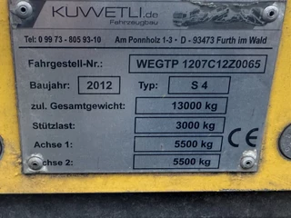 KUVVETLI N/A 2012 - S4 2X BPW AXLE DOUBLE DECK WINCH + RAMPS zdjecie 17