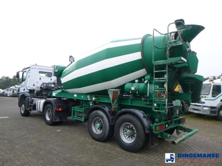 Mercedes-Benz Arocs 1943 4x4 Euro 6 + Liebherr mixer trailer 10 m3 2016 afbeelding 3 miniatuur