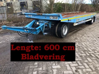 Gheysen en Verpoort N/A 2011 - R2110B 2 As Dieplader Aanhangwagen Open - T.b.v. Containers - Bladvering, 83-WFF-5 image 1