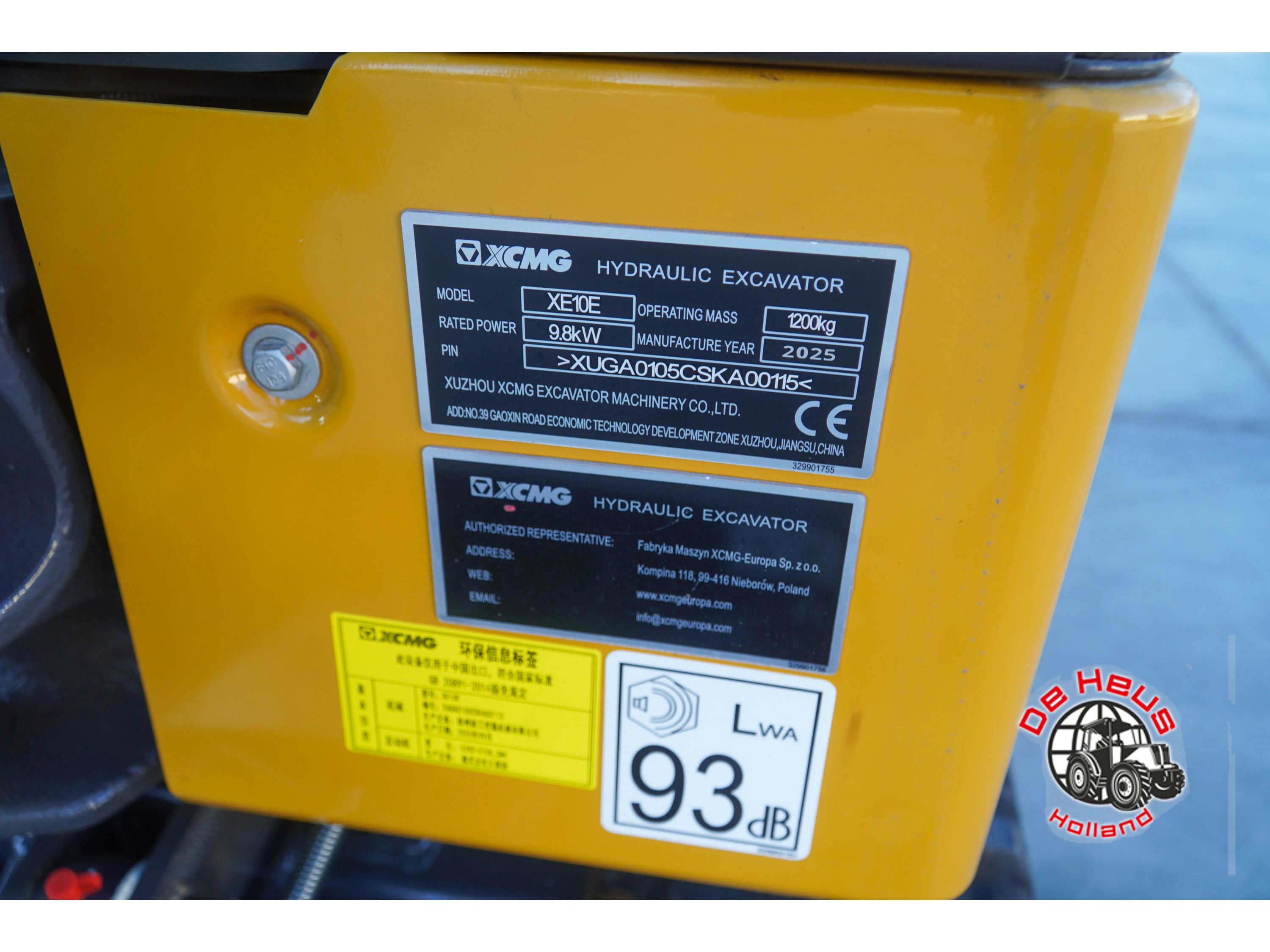 XCMG - XE10E graafmachine imagem 11