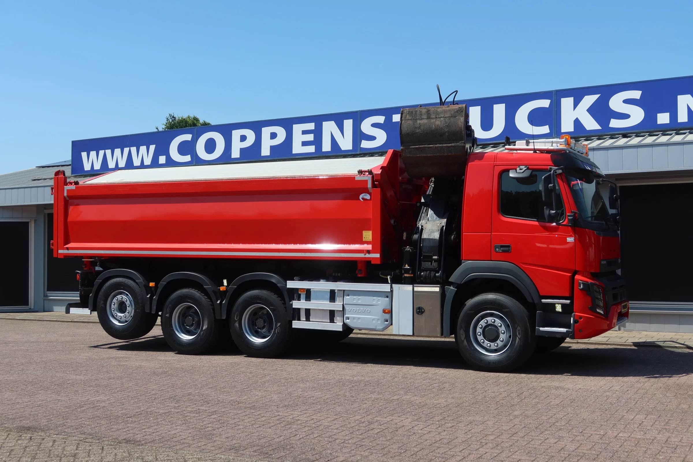 Volvo FMX 420 2019 - Kipper+Kraan H.M.F. 1943Z2 Rotor+Grijper afbeelding 10