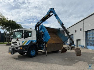 Scania P 2013 - P360 / 4X4 / 227174 KM / PALFINGER M120Z / REMOTE / ROTATOR / 2SIDE TIPPER / !!MARGE!! / BIG AXLE / FULL-STEEL / TUV:20-05-2027 / NL TRUCK / AUTOMATIC / EURO-5 / 2013 te koop