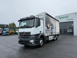 Mercedes-Benz Antos 2017 - 2640 6x2 Euro 6 – Schuifzeil – Schuifdak – Bär 2.000 kg laadklep afbeelding 2 miniatuur