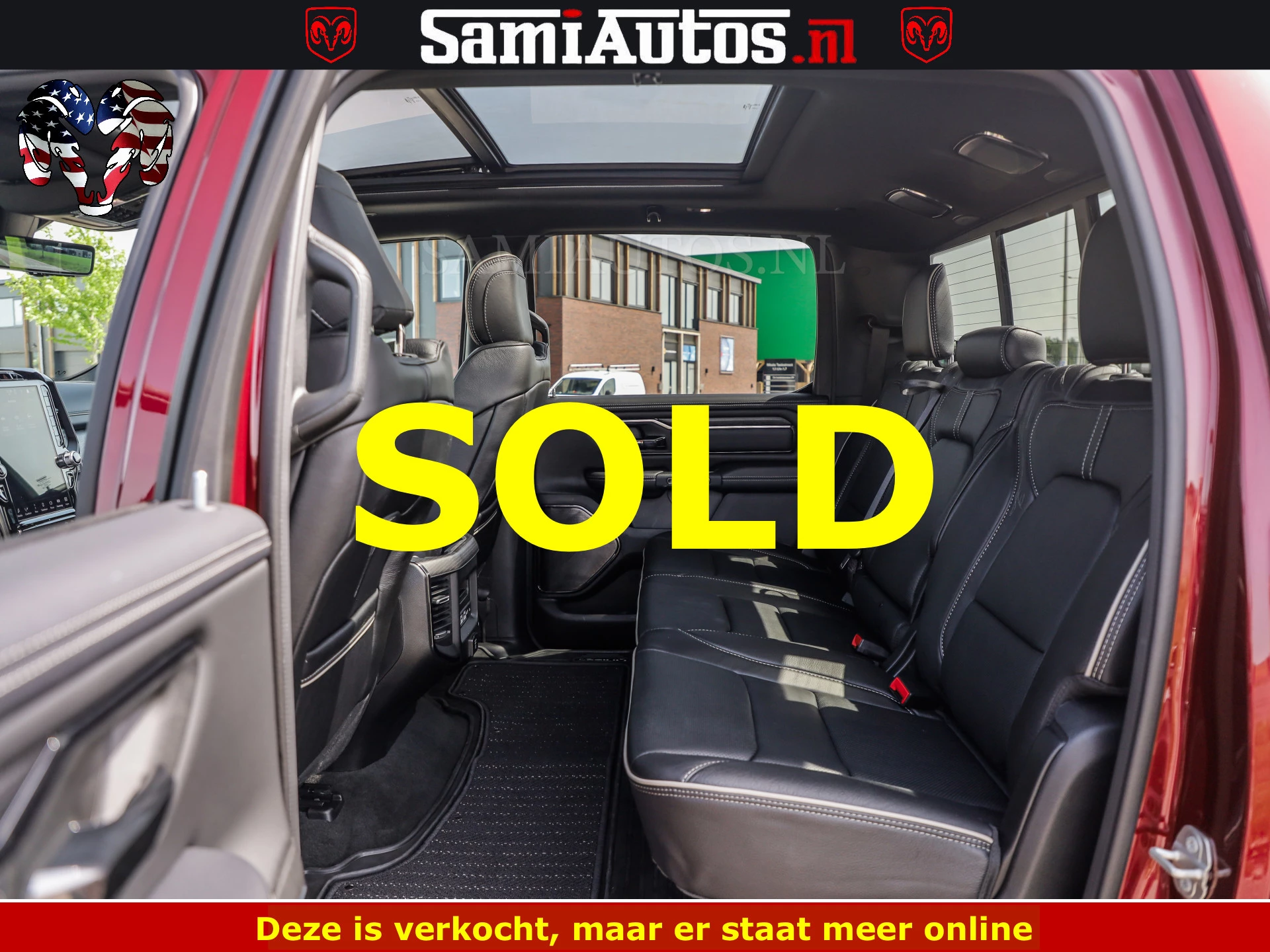 Dodge Ram Pick-Up 2024 - DELMONICO | LIMITED NIGHT 5.7 V8 | BOM VOL | HUD | LUCHTVERING | MEEST LUXE DUBBELE CABINE | 5 PERSOONS | obrázek 11