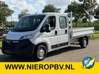 Opel Movano 2022 - 2.2CDTI Dubbelcabine Openlaadbak Airco Cruisecontrol te koop