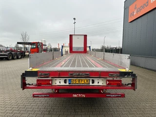 Pacton Oplegger 2020 - platte met twist locks voor 1x40FT / 2x20FT /1x20FT centraal / 1x30FT / alu zijborden / NL trailer / APK 12-2026 bild 4