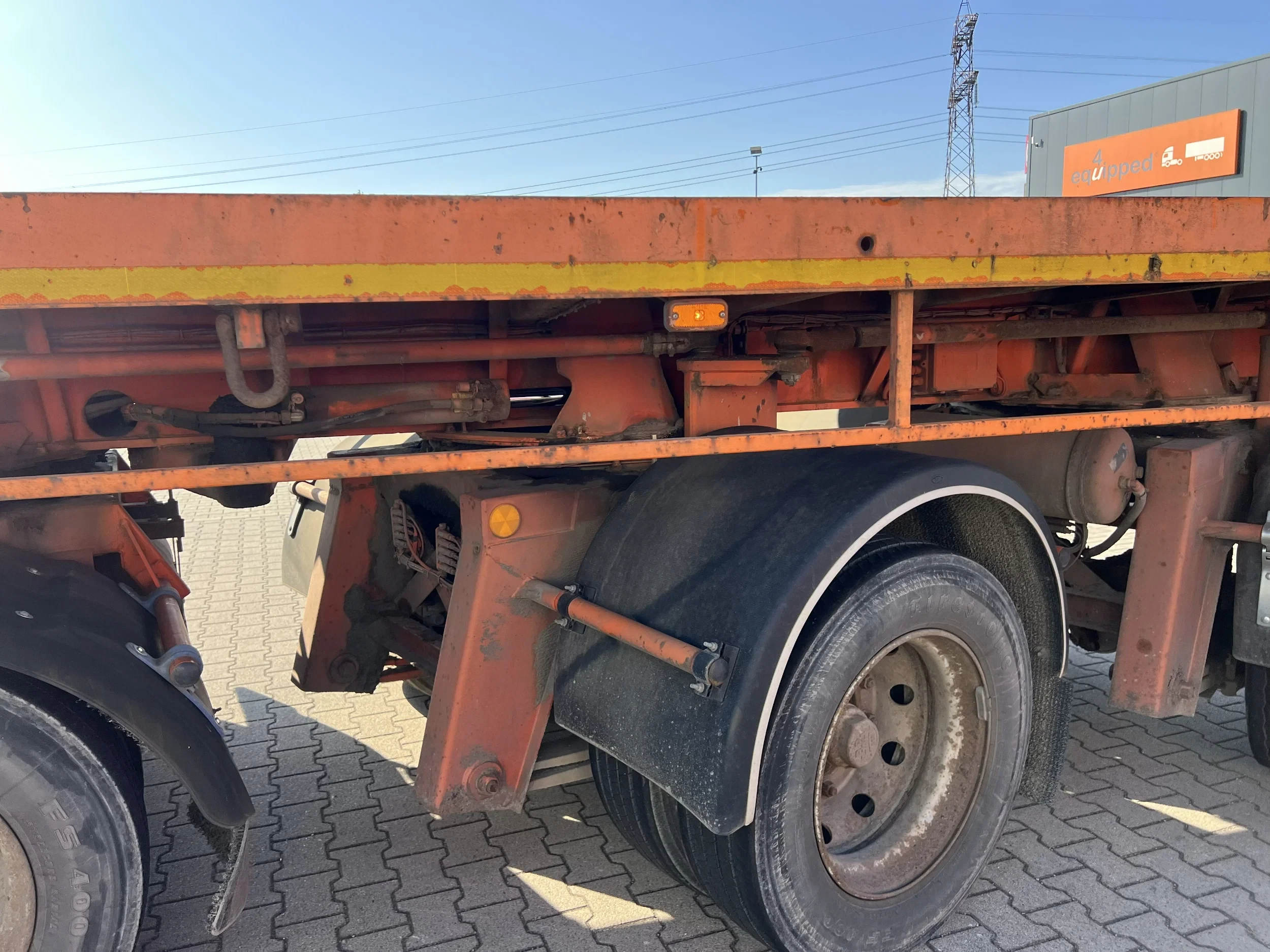 Nooteboom 1999 - OVB-73-04, 73 tons Ballast trailer, 4 axles, 3 hydraulic steering axles afbeelding 15