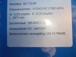 Volvo FH 2012 - 420 6X2 NL TRUCK bild 19