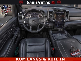 Dodge Ram Pick-Up 2023 - LIMITED NIGHT 5.7 V8 402PK | HUD | 4PL WHEELS | LUCHTVERING |OPEN UILAAT KLEP | BOM VOL | GRANITE CRYSTAL | DC | obrazek 45