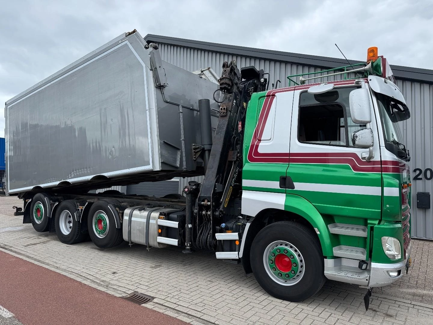 DAF CF530 8x2 Palfinger Epsilon, Alu Kipper 2018 immagine 1