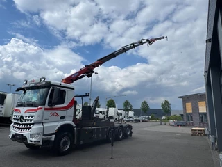 Mercedes-Benz Arocs 3251 8x4,hooklift,HMF 3220 k5 jib k4 ,winch 2019 - N/A image 2