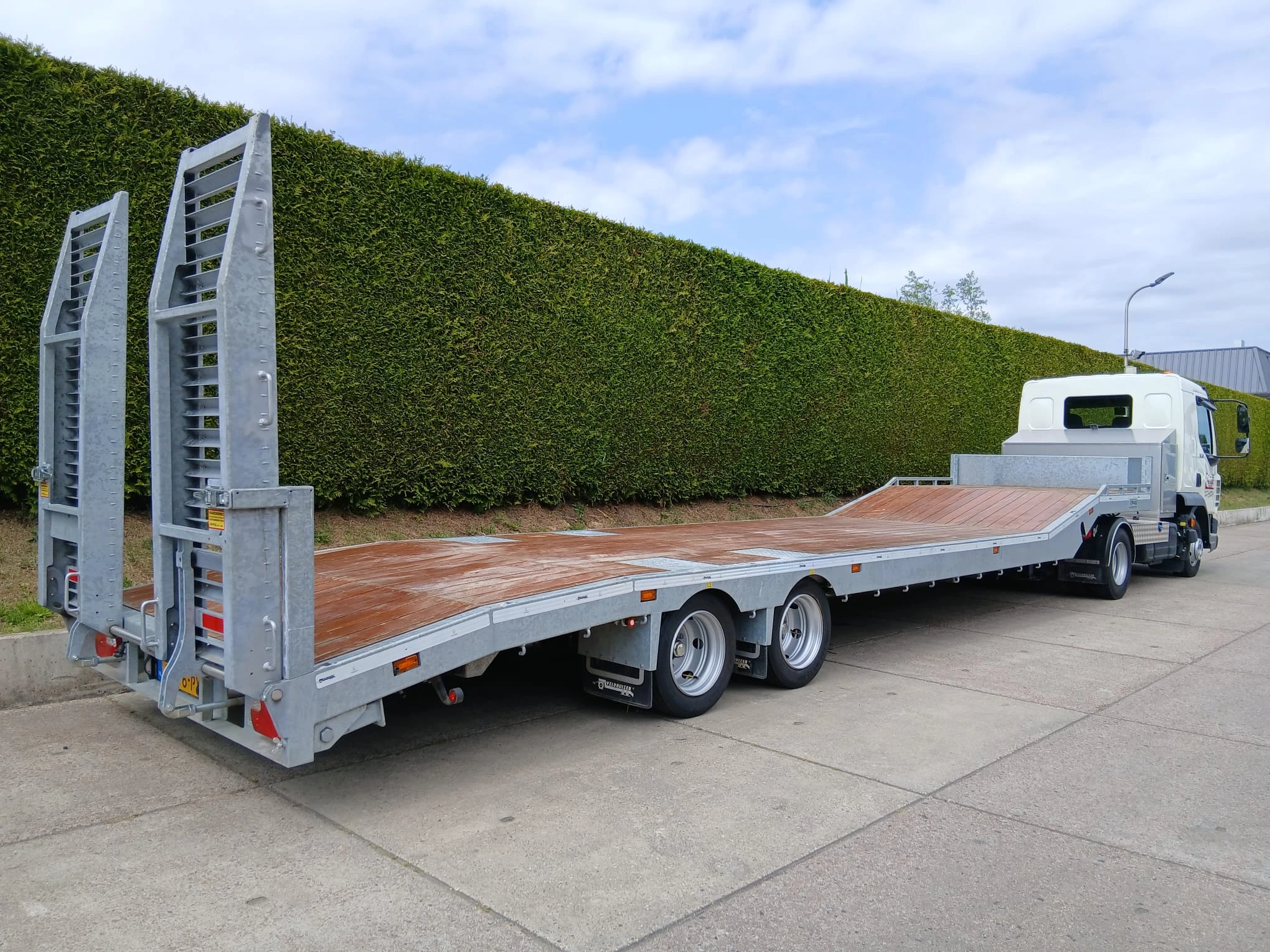 DAF XB 210 2024 - trekker / semi-dieplader oplegger 10,5 m. imagen 6
