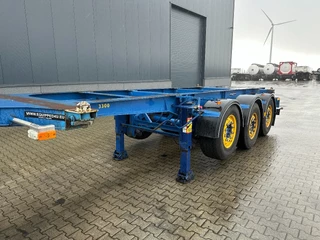 Burg N/A 2003 - 20FT/3-axles / empty weight: 3.290kg / SAF DISC / ADR (EXII, EXII, FL, OX, AT) / LIFTAXLE / NL-Chassis zdjecie 8