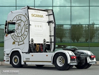 Scania S 2021 - S540 NGS RETARDER FULL AIR 2x TANKS ONLY 602.000 KM PARK AIRCO SMART TACHO GENv2 FULL SPOILER afbeelding 3 miniatuur