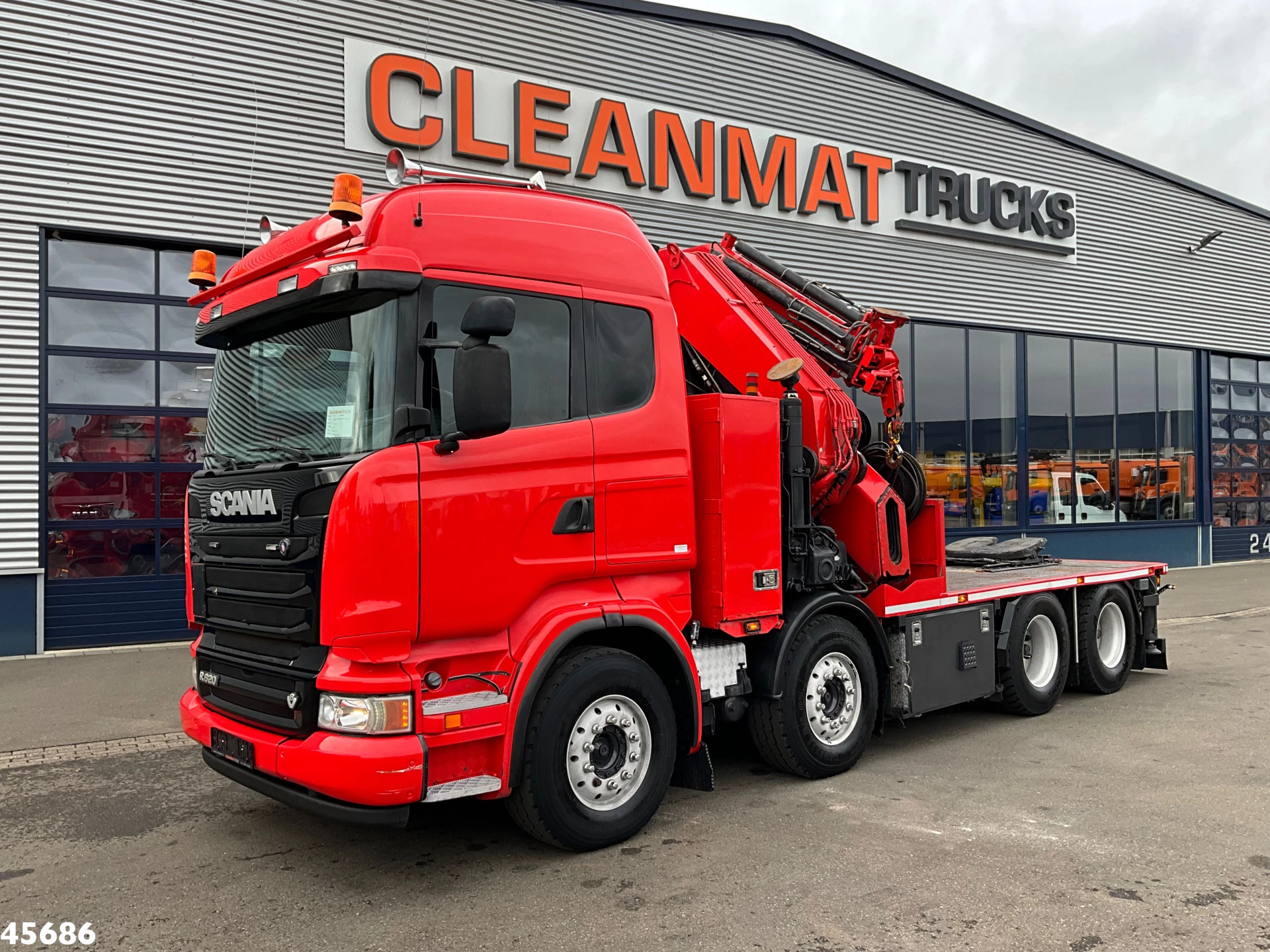 Scania R 2008 - R620 V8 8x4 Hiab 105 Ton/meter laadkraan + Fly-Jib! imagen 11