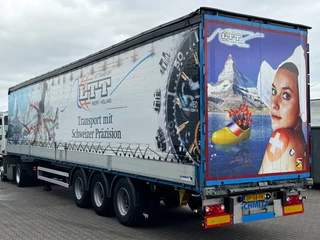 Schmitz Cargobull 2016 - Schuifzeil met Borden / SAF-Axle / Code XL / Apk! afbeelding 2 miniatuur