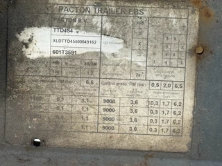 Pacton N/A 2004 - 4AS TRAILER bild 6