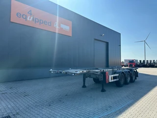 Van Hool 3-ASSIGE OPLEGGER 2015 - 20FT/30FT ADR CHASSIS / galvanized / BPW DRUM / ADR (EX/II, EX/III, FL, AT) / NL-chassis / APK+ADR: 10-2026 for sale