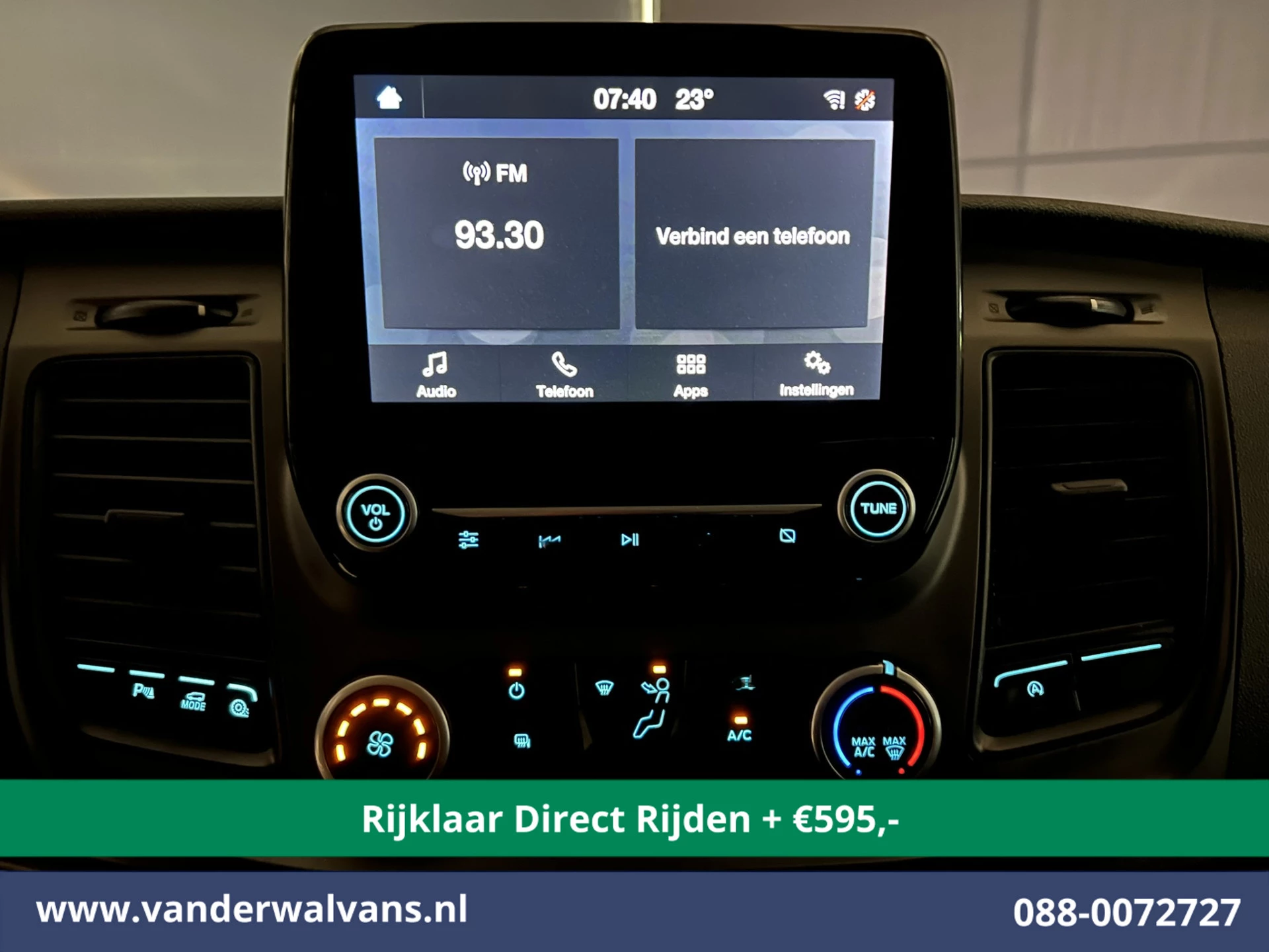 Ford Transit Custom 2021 - 2.0 TDCI L2H1 Euro6 Airco | Camera | Android auto | Cruisecontrol | Parkeersensoren zdjęcie 16