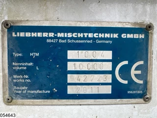 Liebherr N/A 2011 - Betonmixer Liebherr 10m3 изображение 5