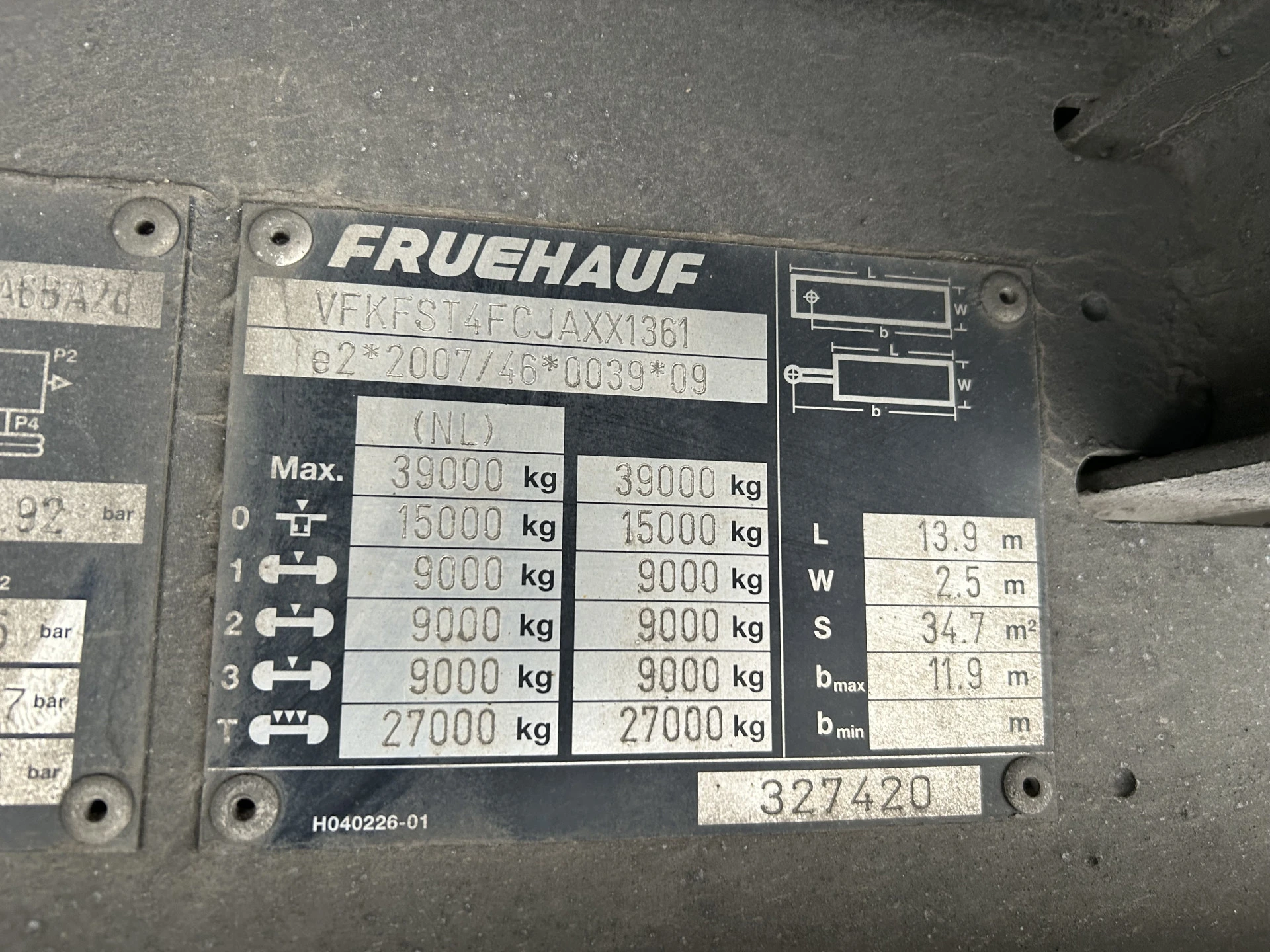 Fruehauf CNP 03 2019 - / Box / Laadklep afbeelding 15