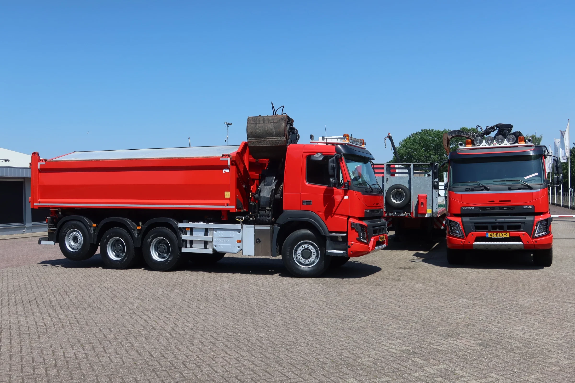 Volvo FMX 420 2019 - Kipper+Kraan H.M.F. 1943Z2 Rotor+Grijper afbeelding 17