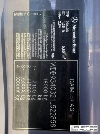 Mercedes-Benz Actros 2010 - 1844 imagem 11