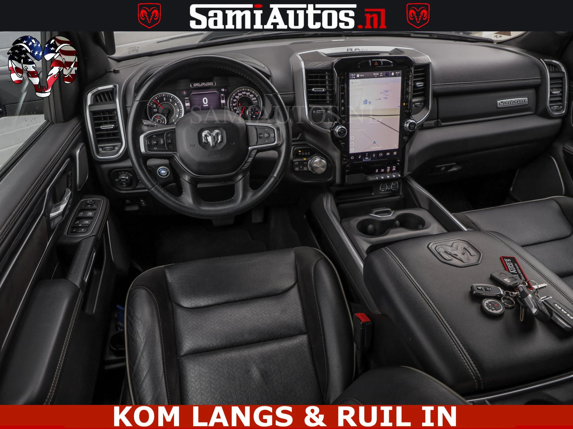 Dodge Ram Pick-Up 2023 - DE DONDER | 5.7 V8 HEMI | BRONZE BREDE WIELEN | WIDE BODY | OPEN UITLAAT KLEP | ZEER DIK | image 39