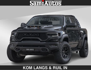 Dodge Ram Pick-Up 2023 - TRX BLACK OPS HELLCAT | 6.2 V8 712PK SUPERCHARGER | RODE STIKSELS | FULLY LOADED | RAMBAR | CARBON | BLACK ON BLACK | in vendita