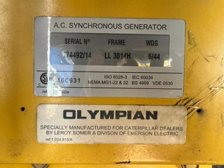 Olympian GEP165 150kVA Generator set on trailer 2006 - N/A obrazek 37