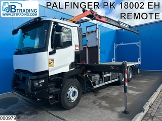 Renault 2016 - C 380 EURO 6, 6x4 steel suspensio n, Palfinger te koop
