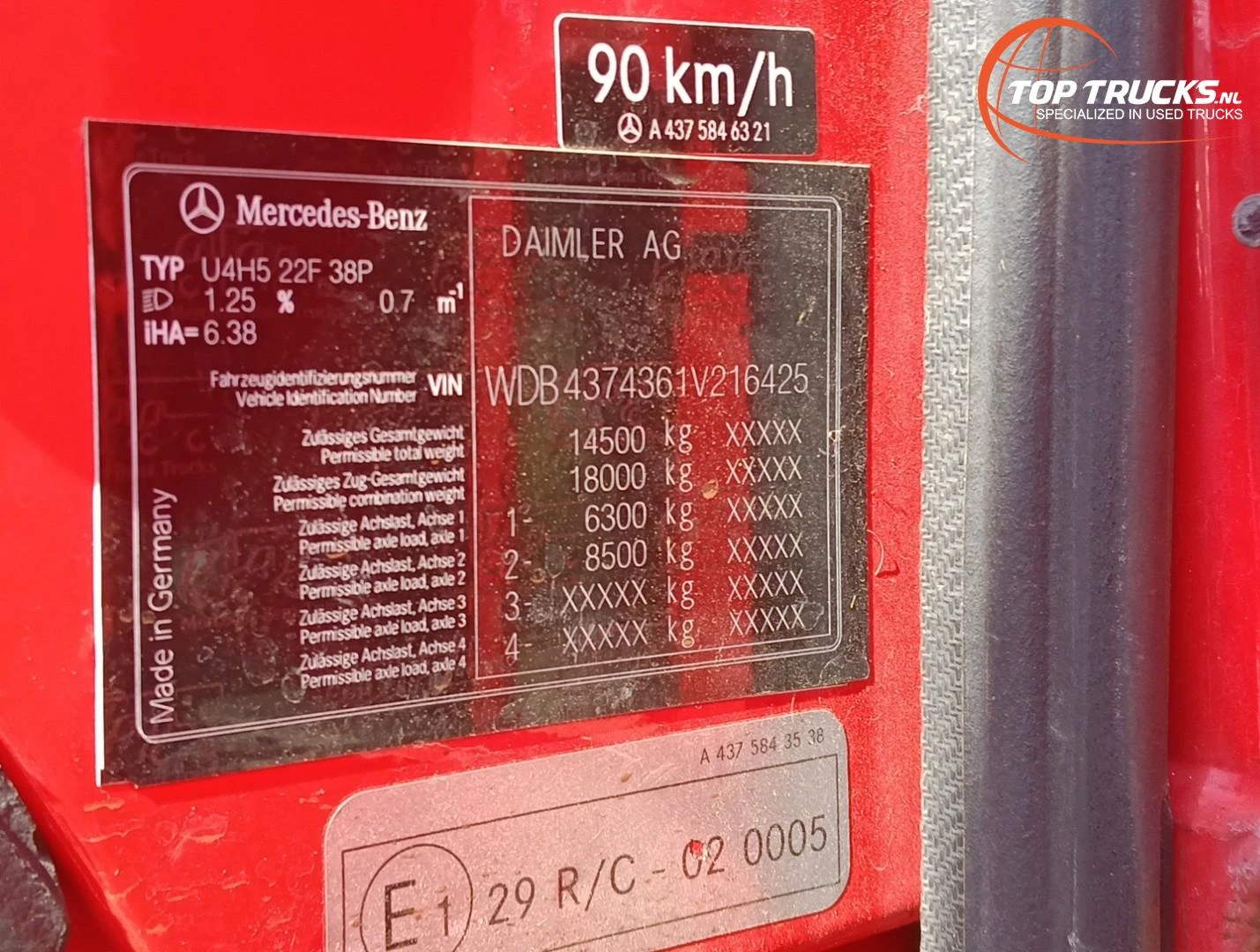 Mercedes-Benz Unimog U 5000 2009 zdjęcie 15