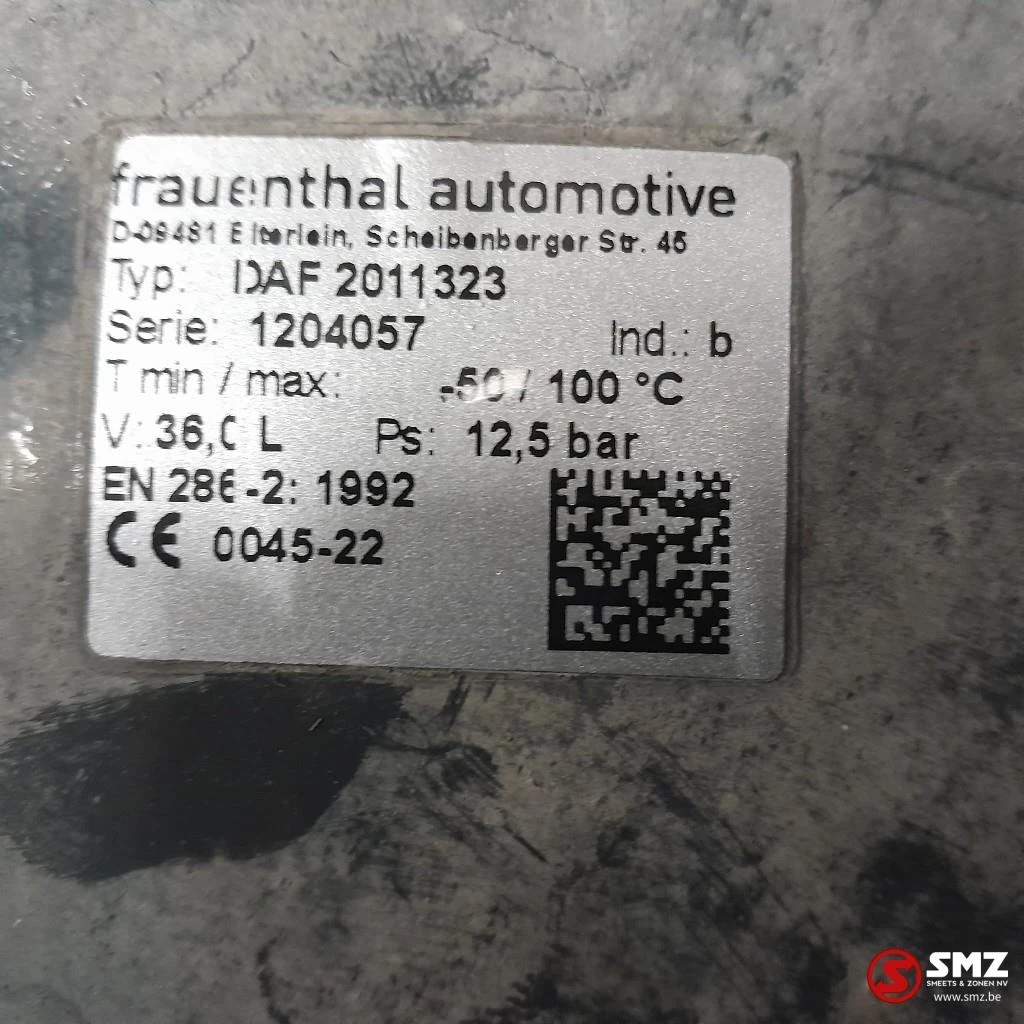 DAF 2022 - Occ luchtketel 36L 12,5Bar DAF afbeelding 6