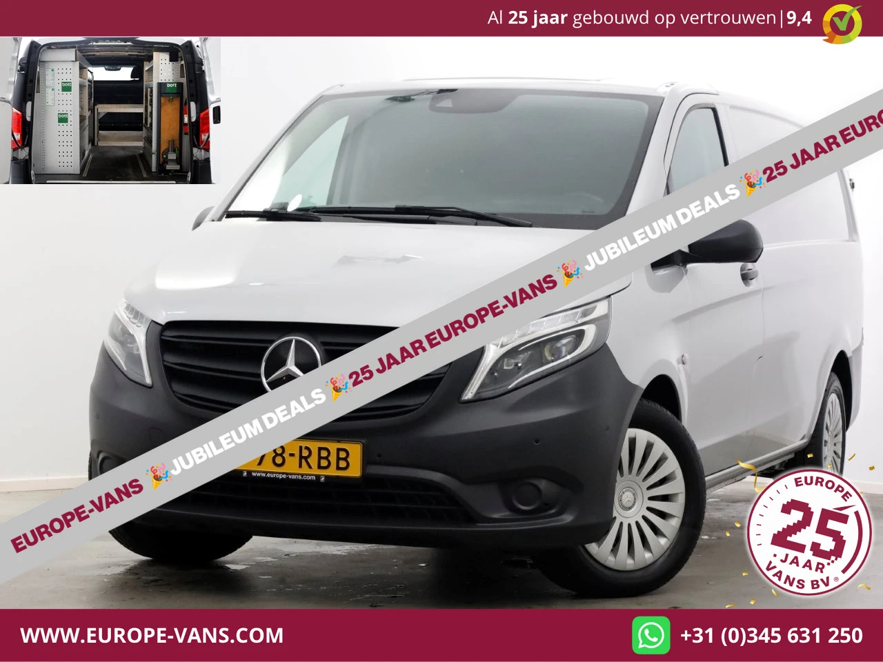 Mercedes-Benz Vito 2022 - 114 CDI Lang 9G Automaat LED/Inrichting/Navi/Camera 04-2022 afbeelding 1