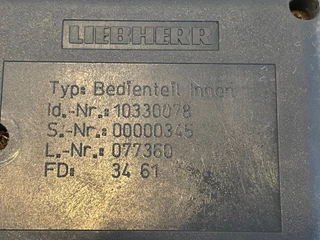 Liebherr N/A - 10330078 CONTROL UNIT FOR A CONCRETE MIXER obrazek 2