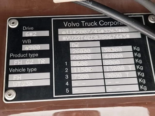 Volvo FH 2018 - 13.500 Globetrotter 6x2*4 - BDF - 4.90 WB - Full air - image 27