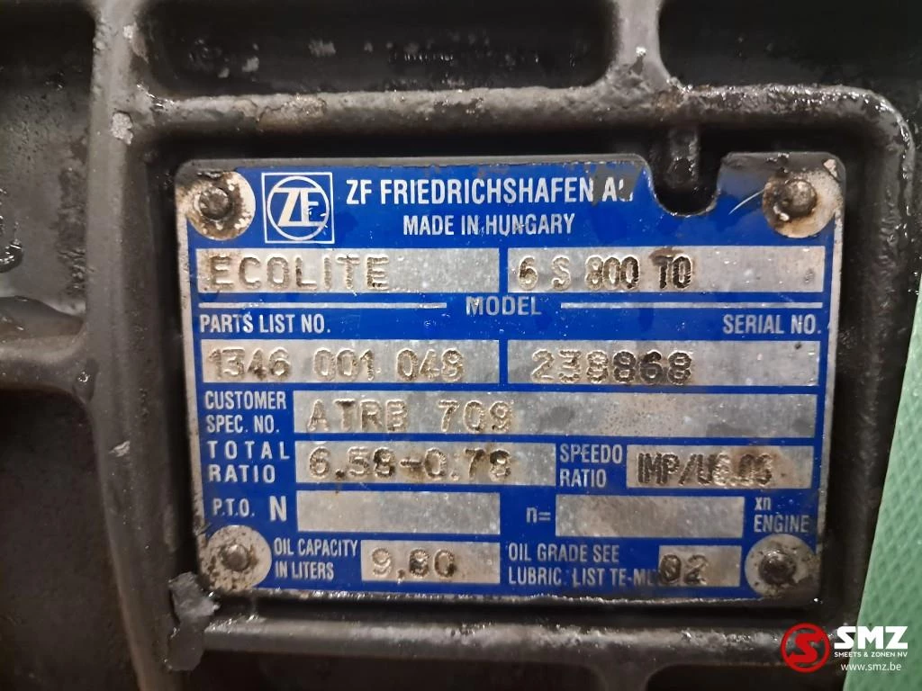 DAF - Occ versnellingsbak 6S800TO DAF obrázek 5