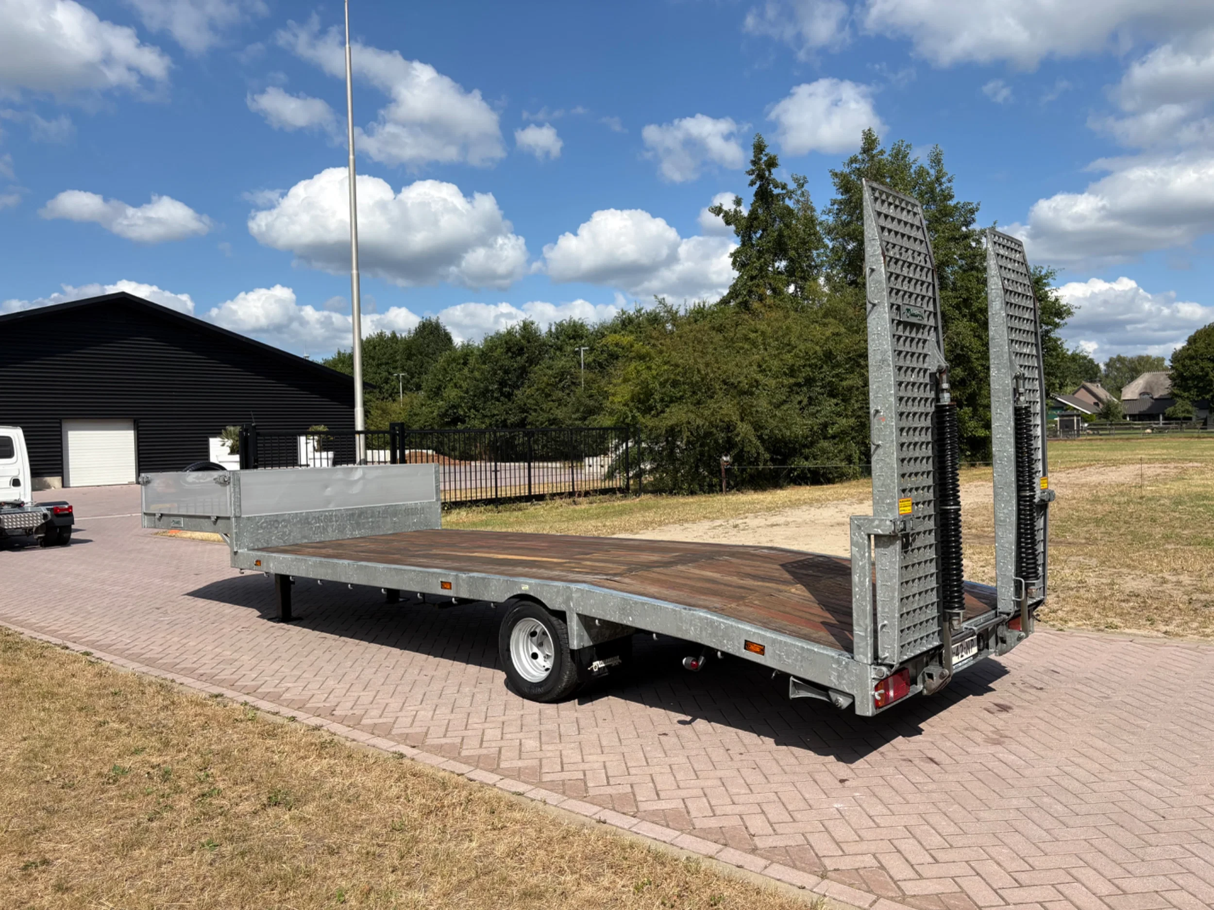 Veldhuizen P45-1 2017 - Be oplegger semi dieplader 5 TON zdjęcie 5