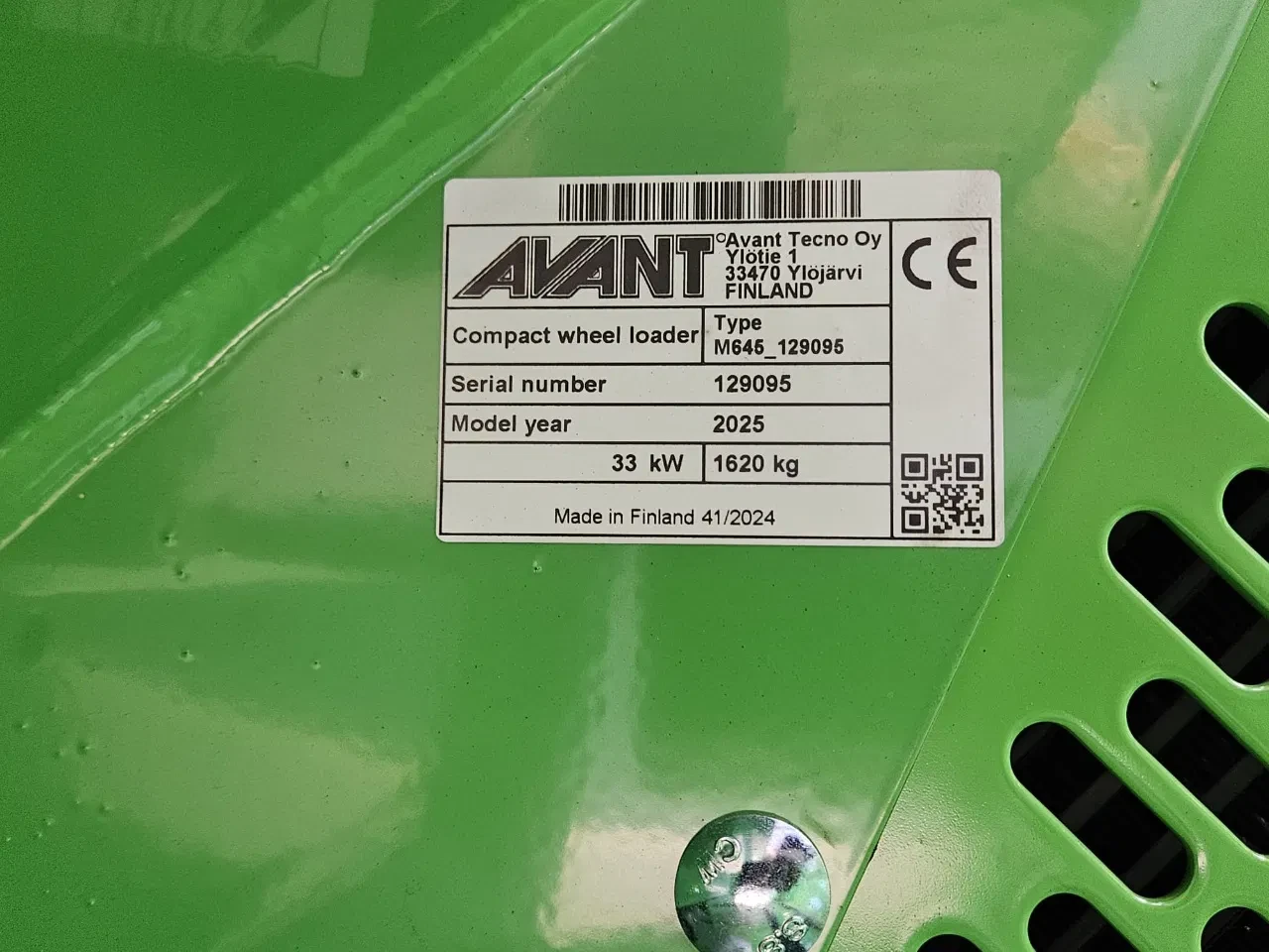 Avant 2025 - 645i Rental mini-shovel afbeelding 31