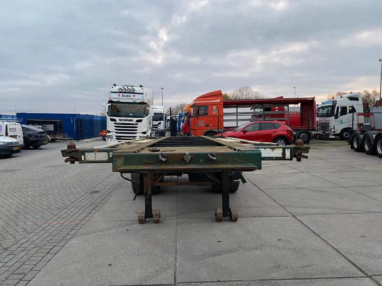 Groenewegen 1983 - Container Chassis / 20 FT / BPW / Double Tyres image 5